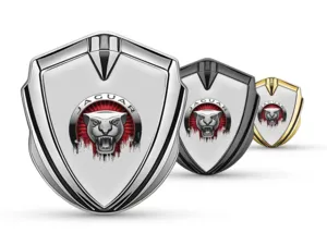 Jaguar Badge Autoadesivo Stile Minimal Look High-End